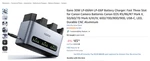 Llano 30W LP-E6NH LP-E6P Battery Charger: Fast Three Slot For Canon Camera. Fixed Price $33.99.