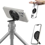 Magnetic Phone Tripod Mount W/1/4" Hole & Cold Shoe - Foldable Travel Stand. Fixed Price $23.98.