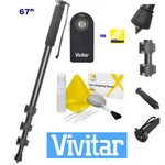 Vivitar 67" Pro Monopod + Remote For Nikon D5100 D5500 D3400 D5600 D7100 D7200. Fixed Price $22.45.