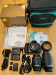 Nikon D5100 Package With 18-55 And 55-200 Zoom Lens (super Clean). Fixed Price $259.00.