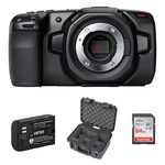 Blackmagic Design Cine Camera 4K W/ Case 64GB Memory Card & Battery Pack. Fixed Price $1253.00.