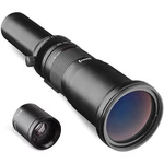 Opteka 650-2600MM F/8 Telephoto Zoom Lens For Nikon F-mount Fx Dx Dslr Cameras. Fixed Price $219.95.