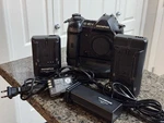 Olympus E-1 4/3 System Camera With HLD-2 Grip.. Fixed Price $495.00.