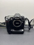 Nikon D70S Body With Hoodman Powergrip And Strap 2 Batteries Untested. Fixed Price $44.00.