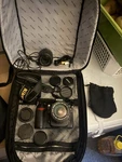 Nikon D200 Digital Camera With Accessories, Bags And Charger. Fixed Price $270.00.