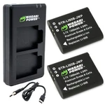 Wasabi Power Battery (2-PACK) And Usb-c Dual Charger For Olympus LI-90B. Fixed Price $19.99.