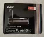 New Vivitar Deluxe Power Grip Canon Eos 5D Markiv Series 1. Fixed Price $29.99.
